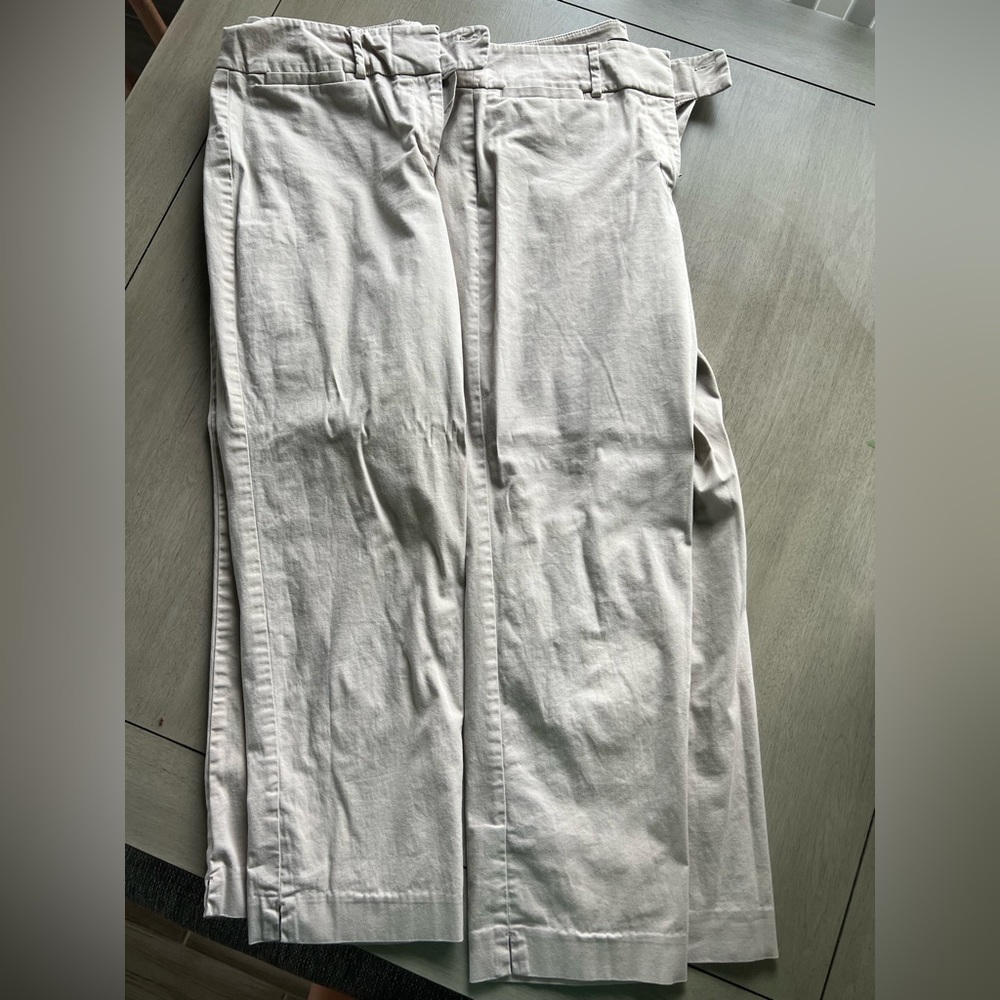 TWO pairs of Ann Taylor dress pants - capri length